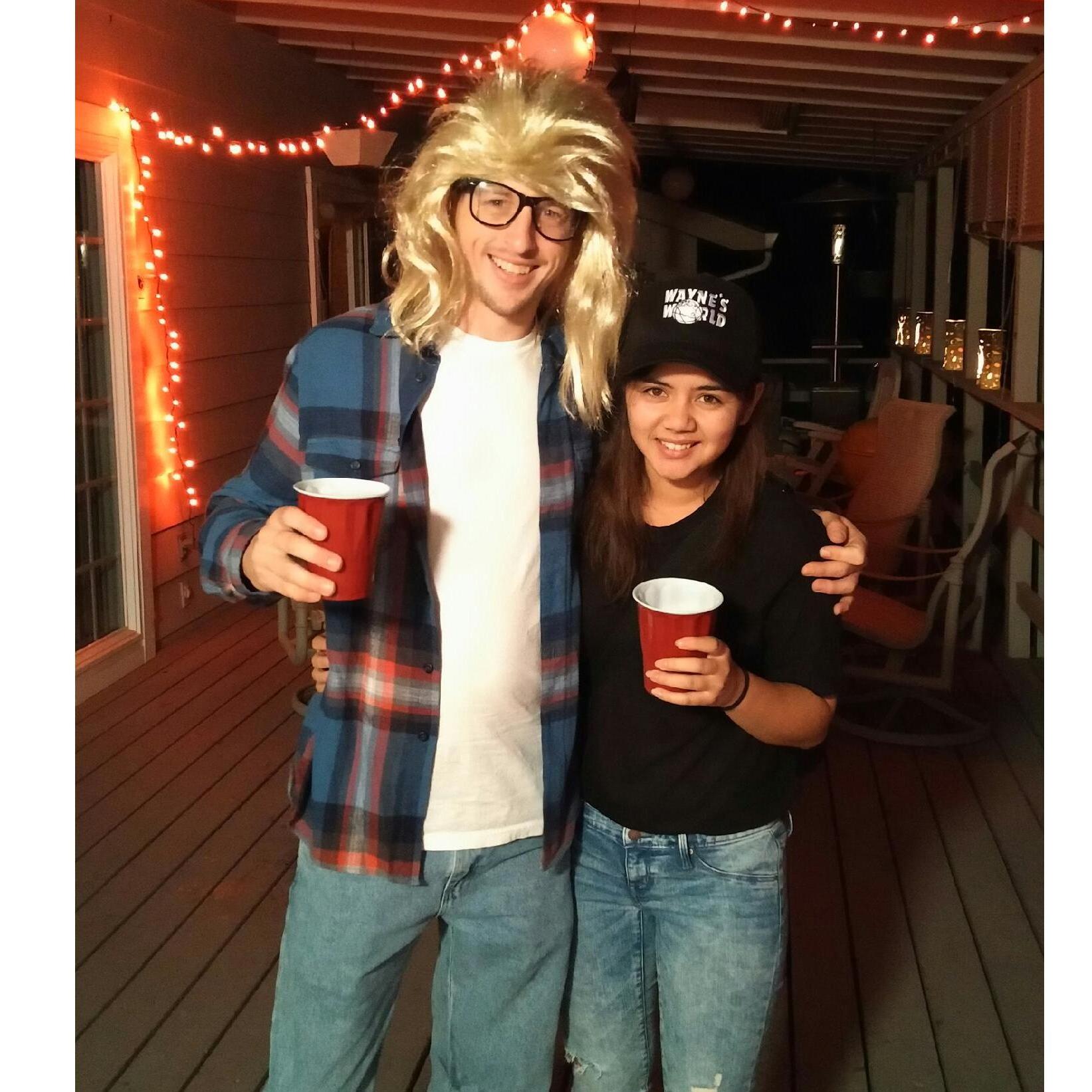 Their 5th(?) Halloween together - bringing back the 80's!
