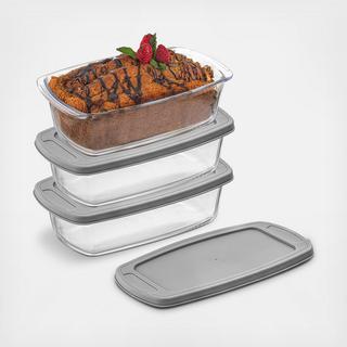 Loaf Pan with Lid, Set of 3
