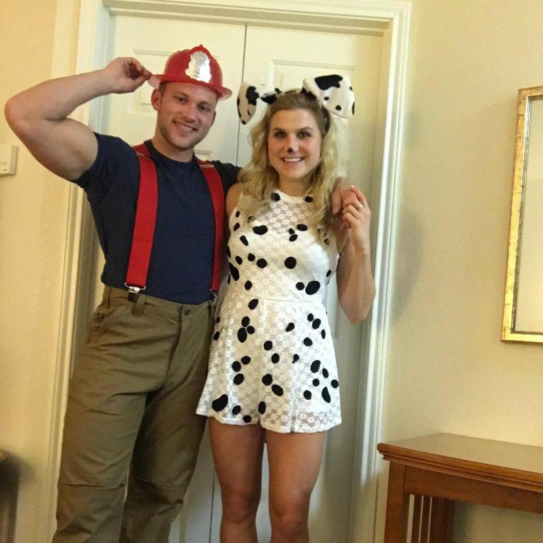 Firefighter & Dalmatian Halloween Costume!
