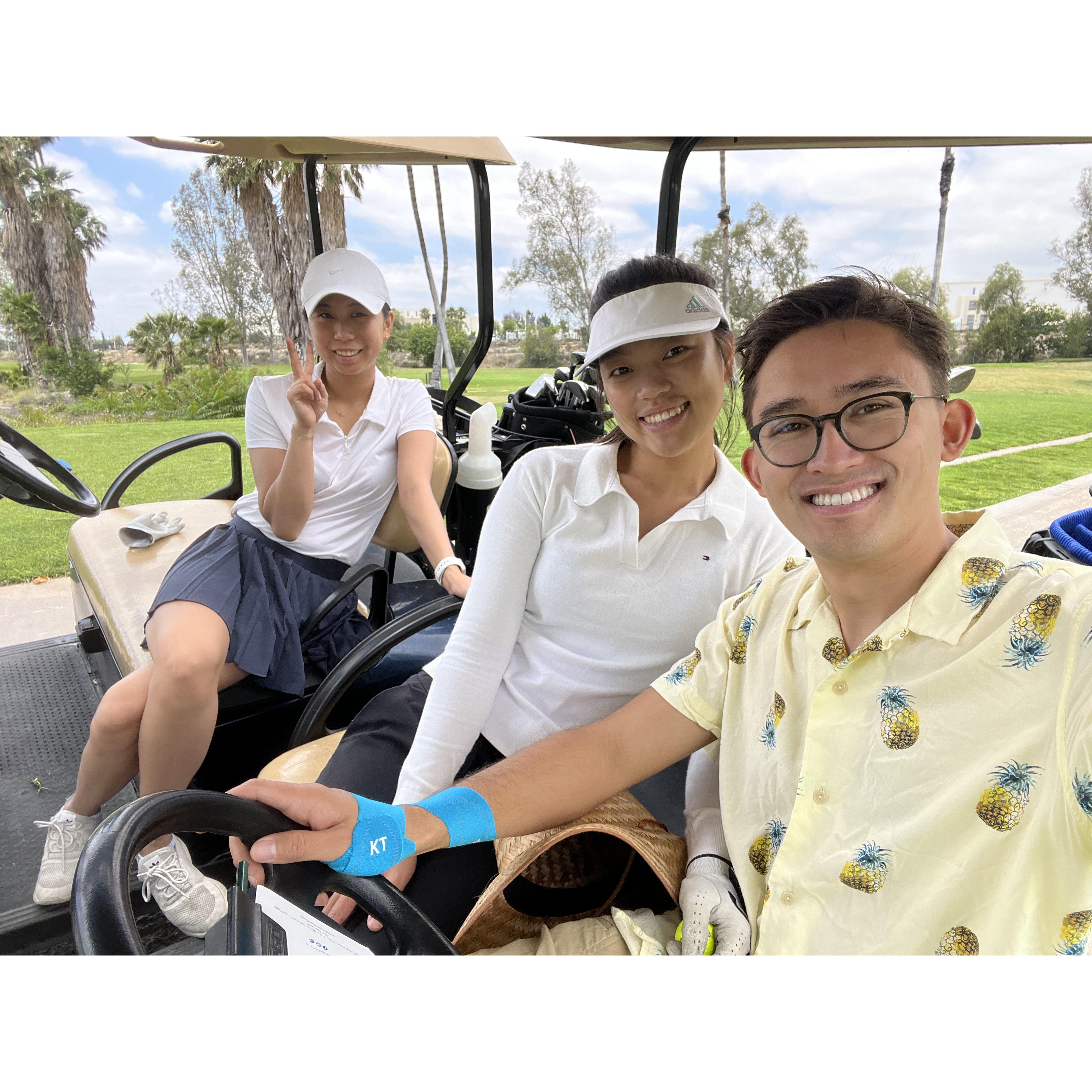 Golfing w/ Angie!