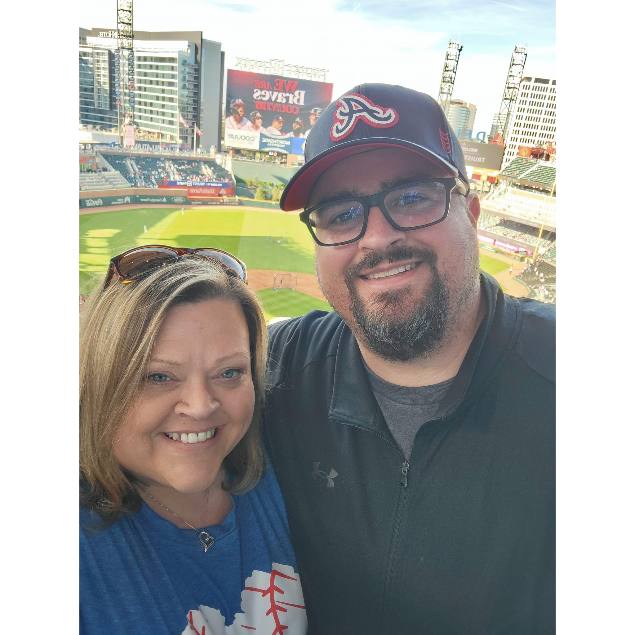 My first Braves game!