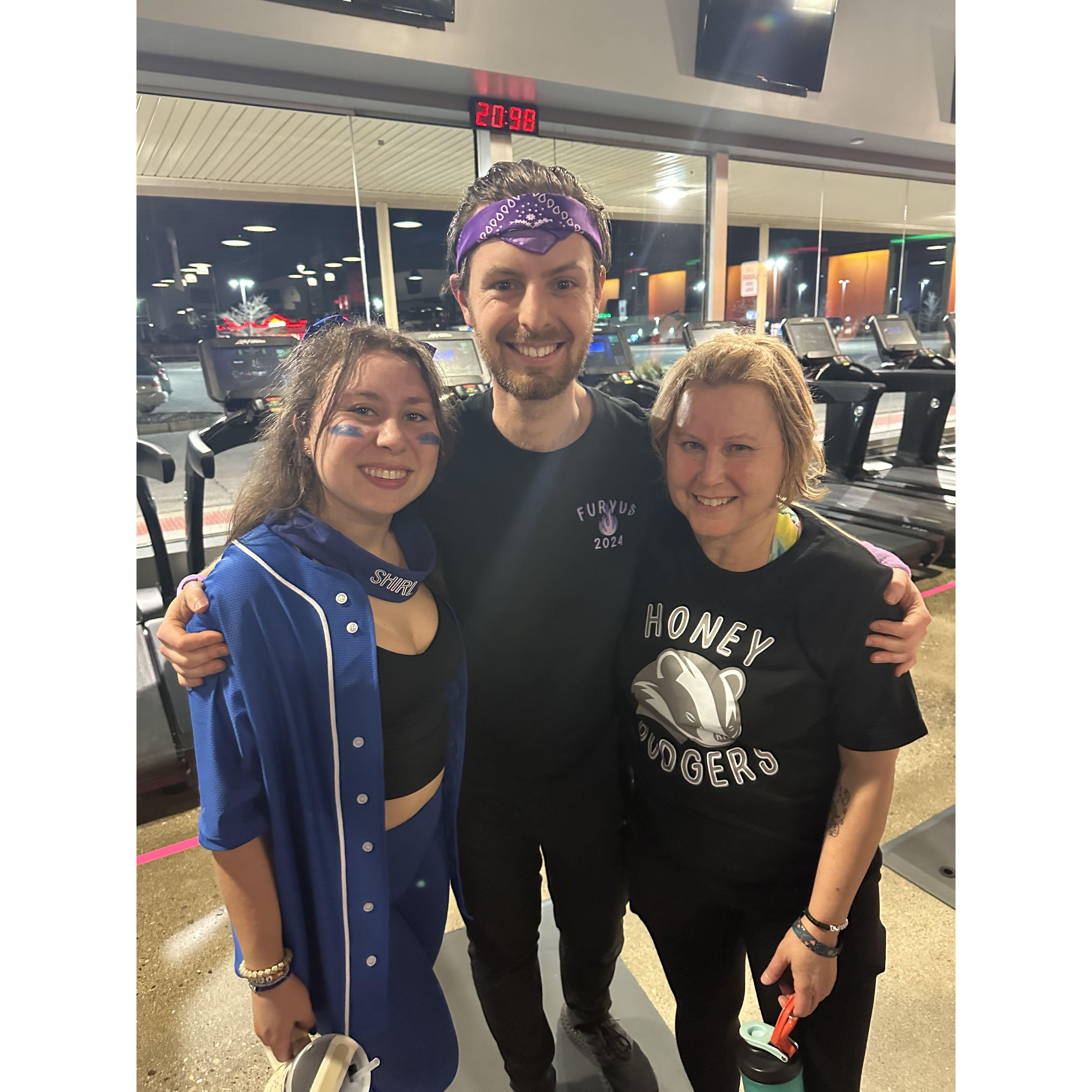Our "first" photo together after the 45 Days of Fury challenge at the gym :)