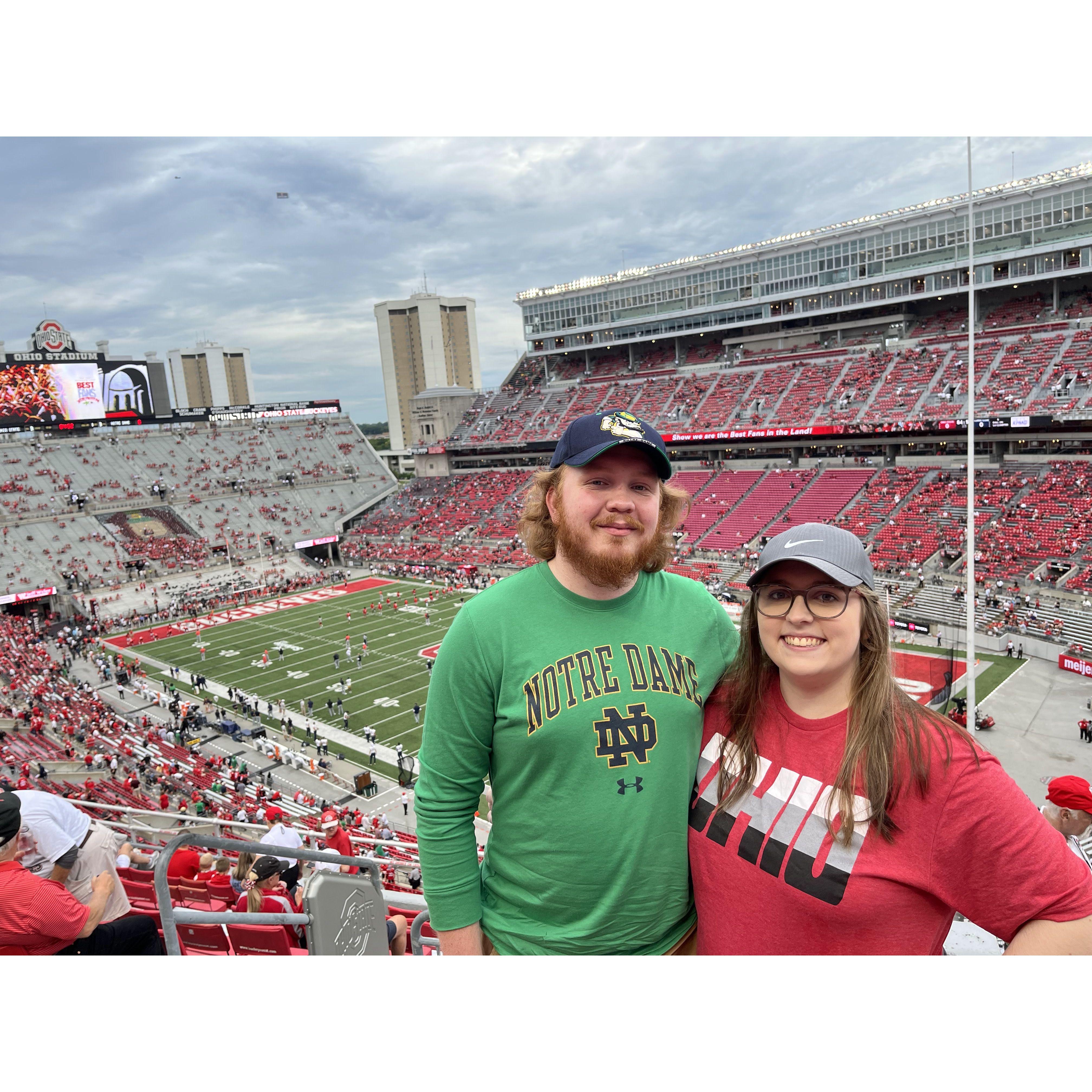 OSU vs Notre Dame, 2022. A house divided 