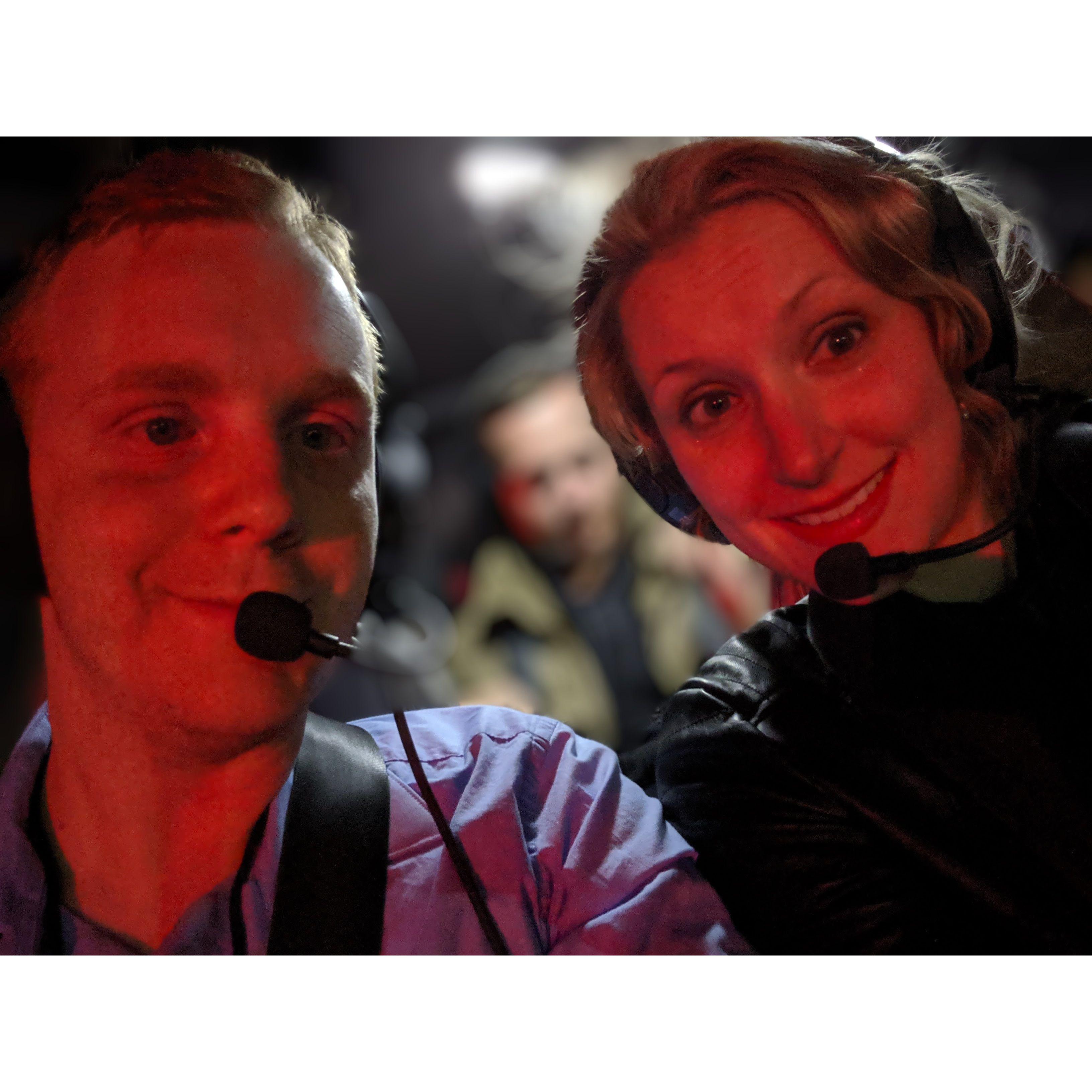 Surprise helicopter ride during the surprise trip to Las Vagas that Cam planned. 2019