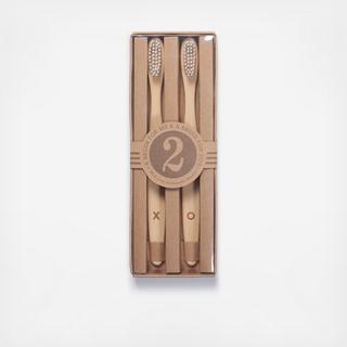 XO 2-Piece Toothbrush Set