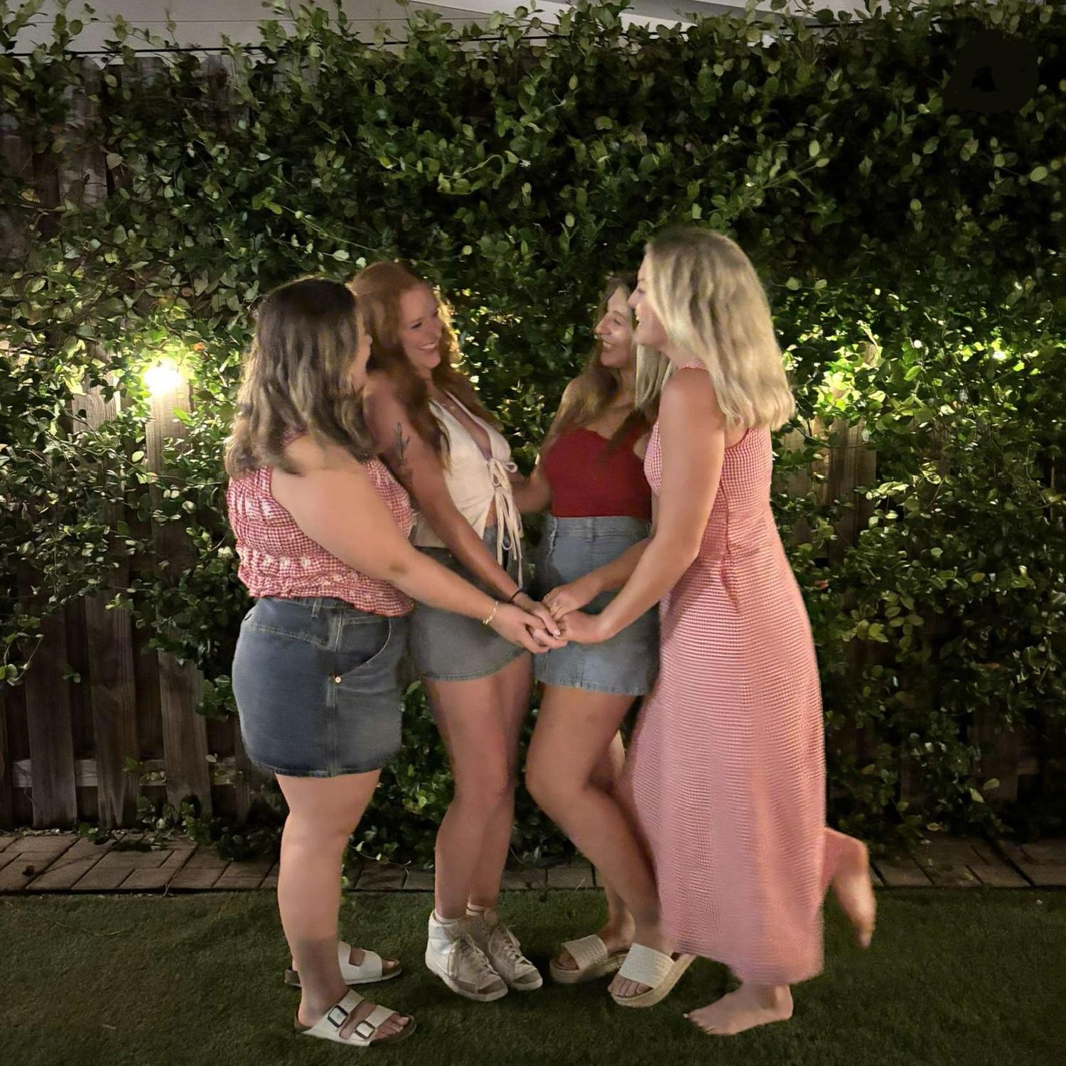 Savanna with Delanie, Bailee, and Morgan in Savannah, GA