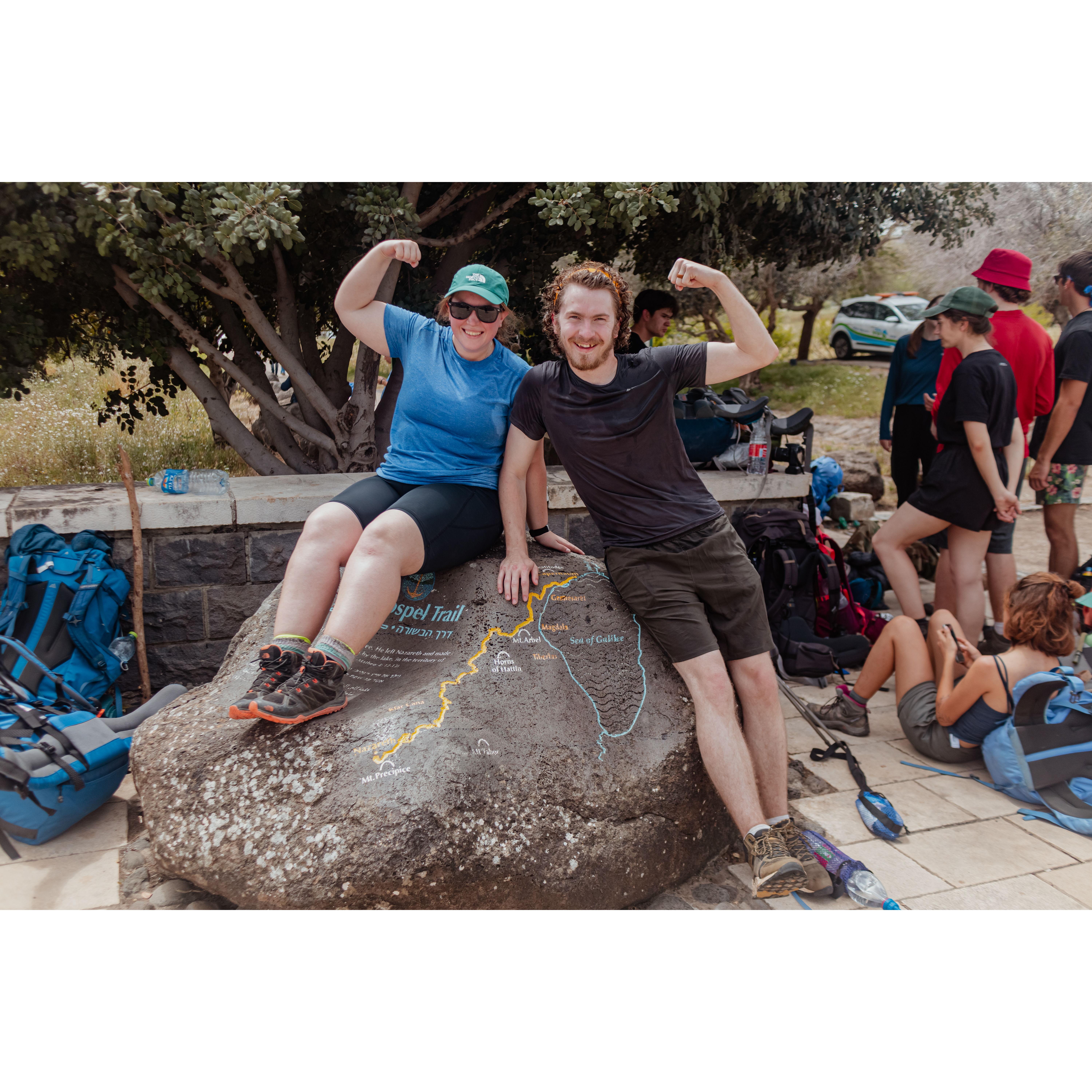 Completing the Jesus Trail, a 4 day, 70km+ hike from Nazareth to Capernaum.