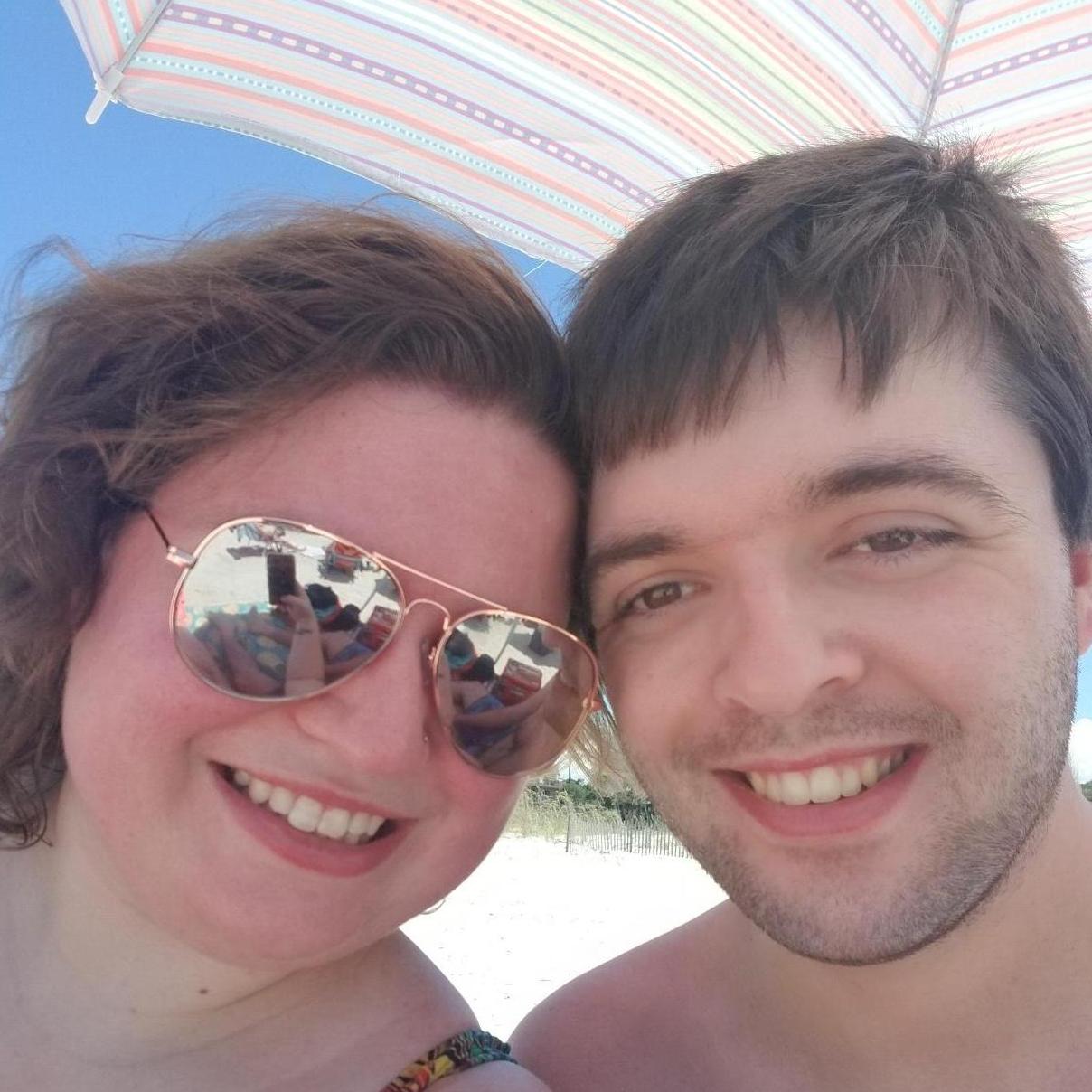 Our first vacation together in South Carolina!