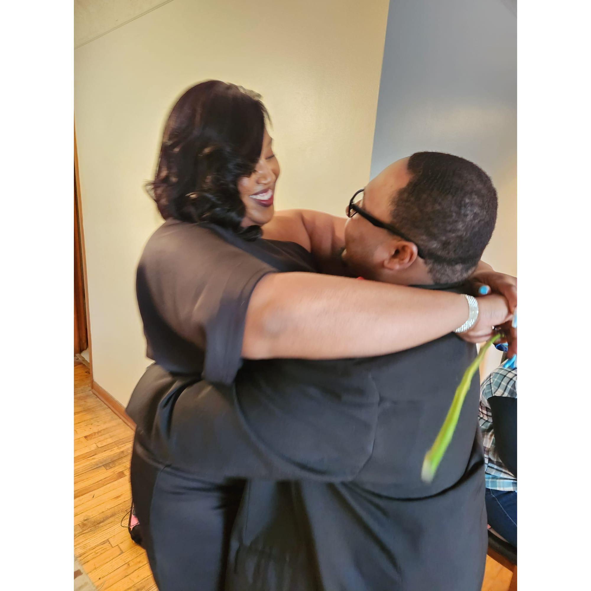 Bria felt like the Queen Terrance always reminds her she is for his surprise Valentine's Day Date in 2023! That woman is so in love! You really can't tell whose smile is bigger!