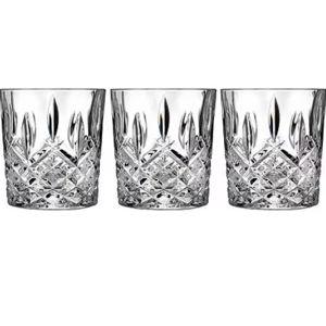 Marquis by Waterford Markham Set of 4 Traditional Crystal Double Old Fashioned Glasses | Dillard's