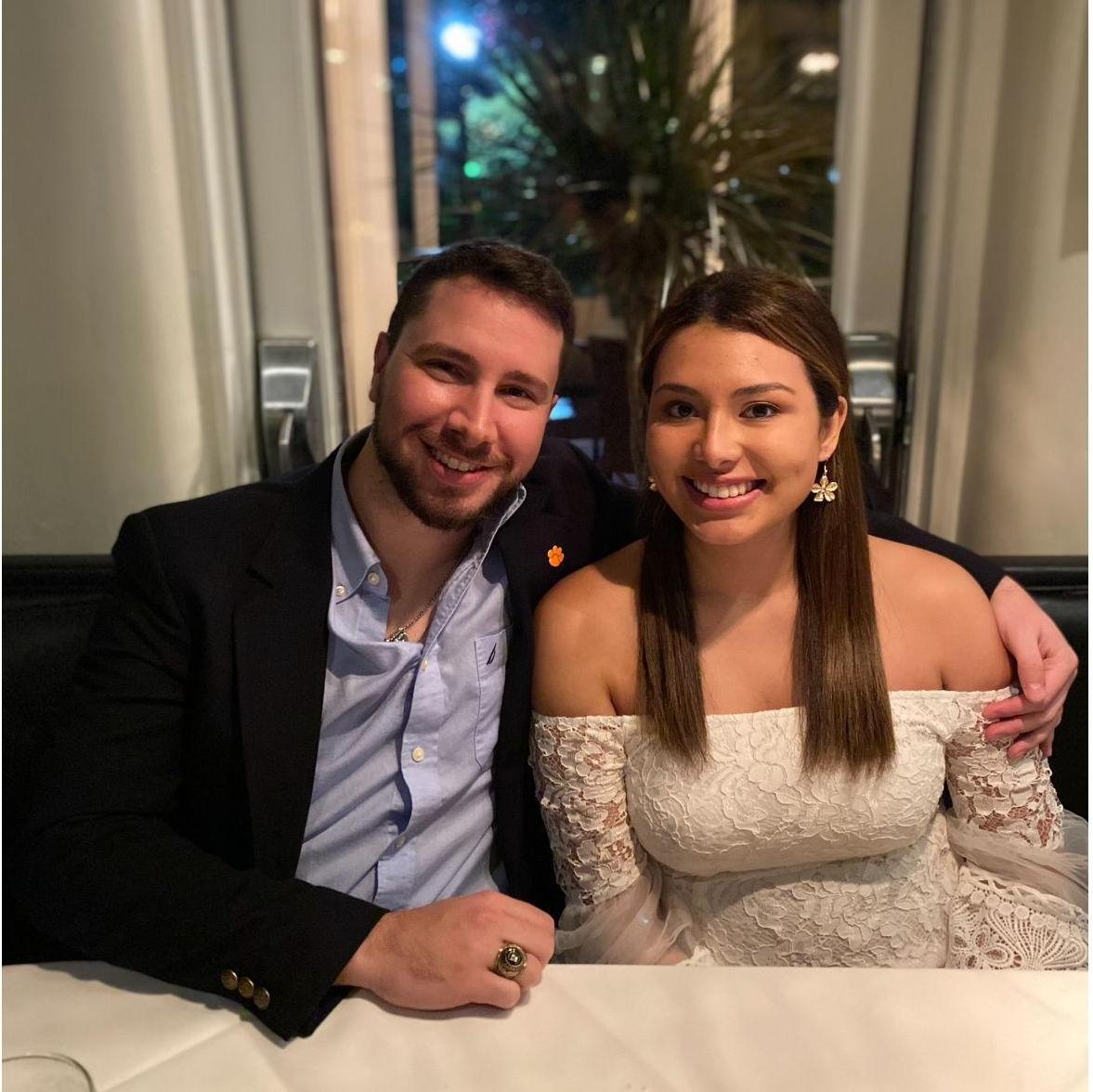 Celebrating another milestone! Joseph's ring ceremony