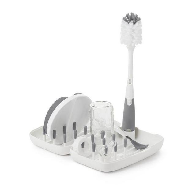 On-the-Go Drying Rack with Bottle Brush