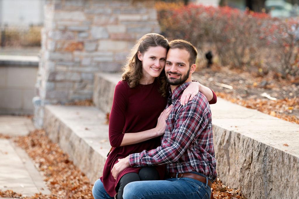 Engagement photos at the Lake Saint Louis Meadows (where we had our first date) done by Gigi Wagner Photography - November 20, 2021