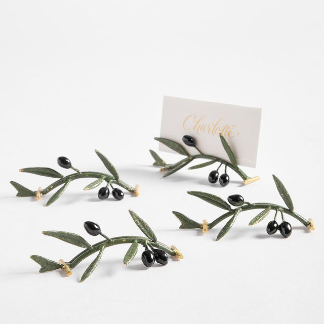 Monique Lhuillier Livia Place Card Holders, Set of 4