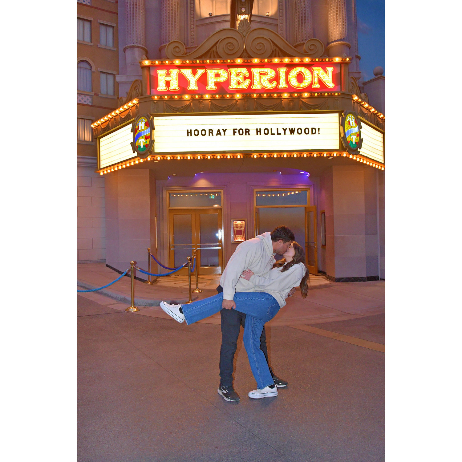 A surprise trip to Disneyland... our first of many trips!