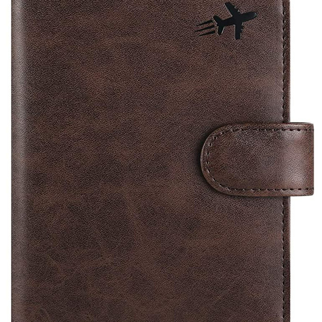 Passport Holder Cover Wallet RFID Blocking Leather Card Case Travel Accessories for Women Men