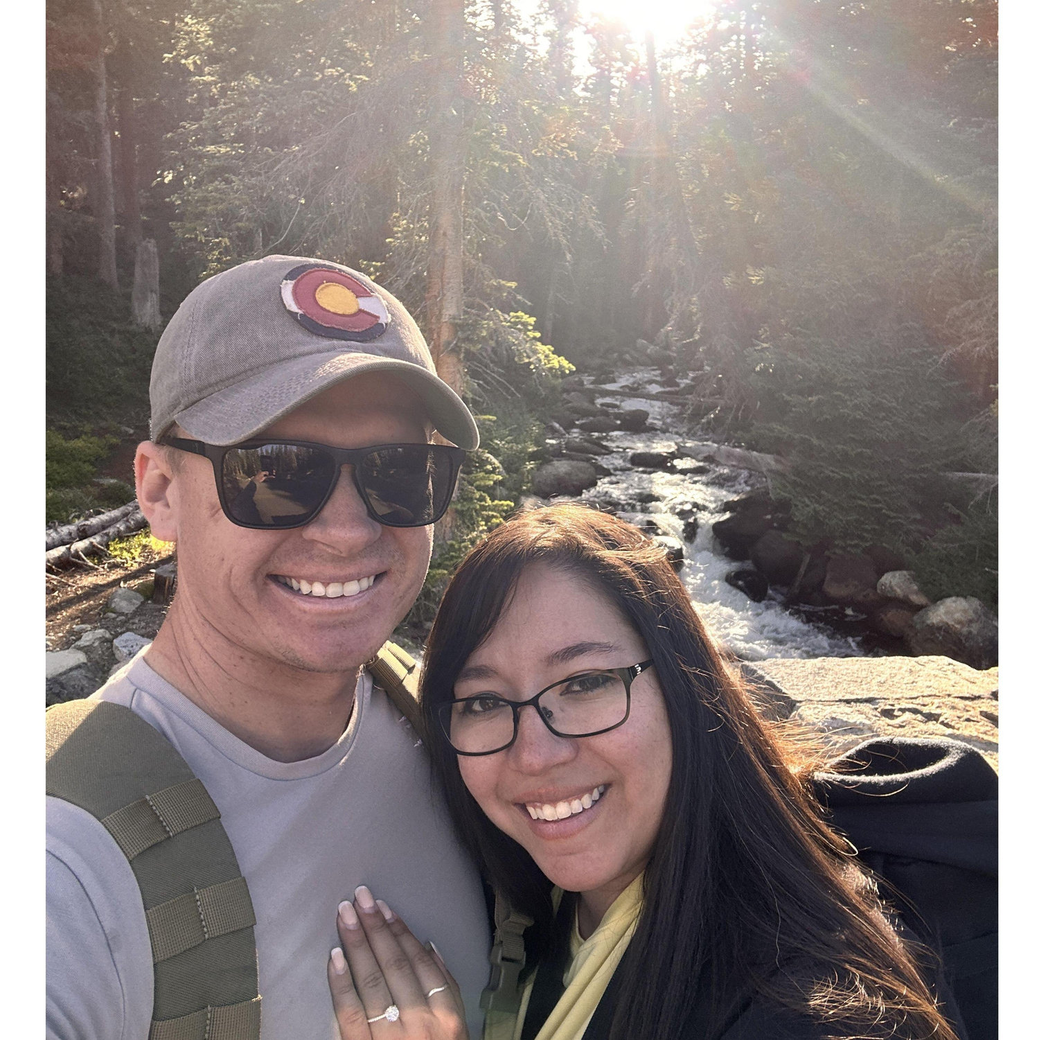 Hiking together