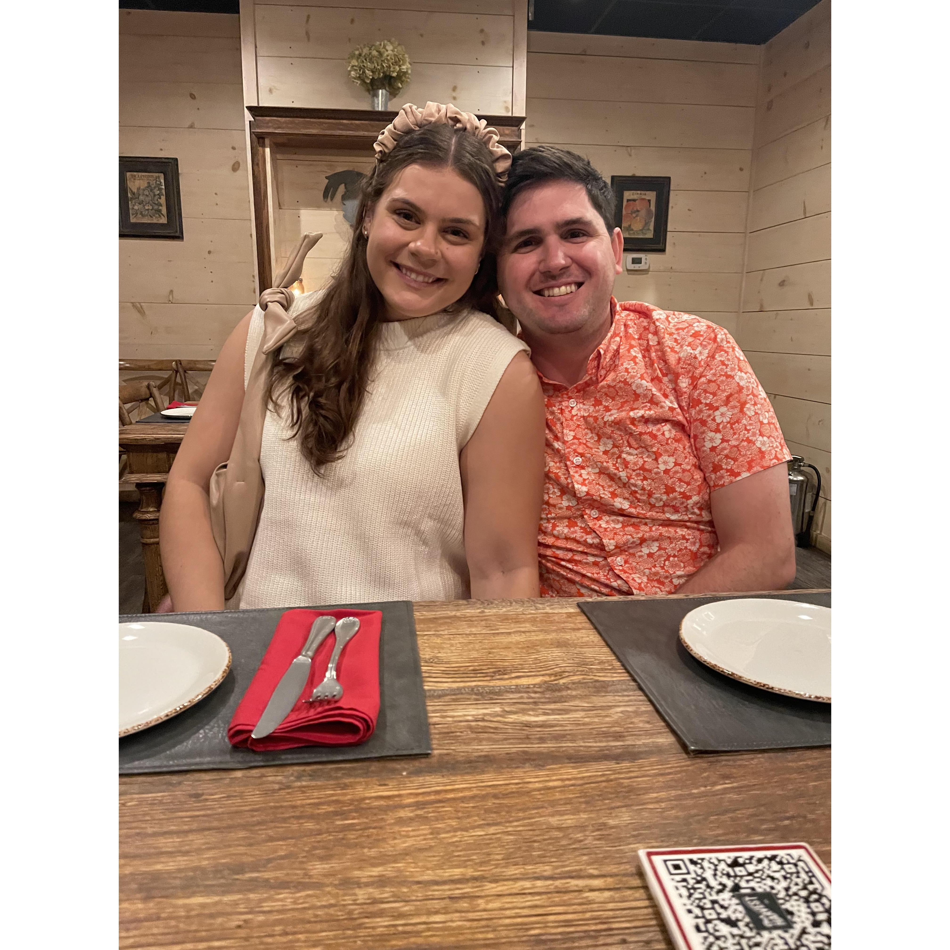 We love exploring new restaurants together, love it even more when it's in Fenwick. 2021.