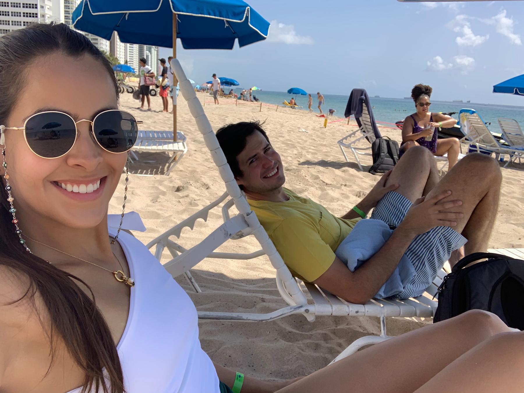 Vacationing in Ft. Lauderdale.