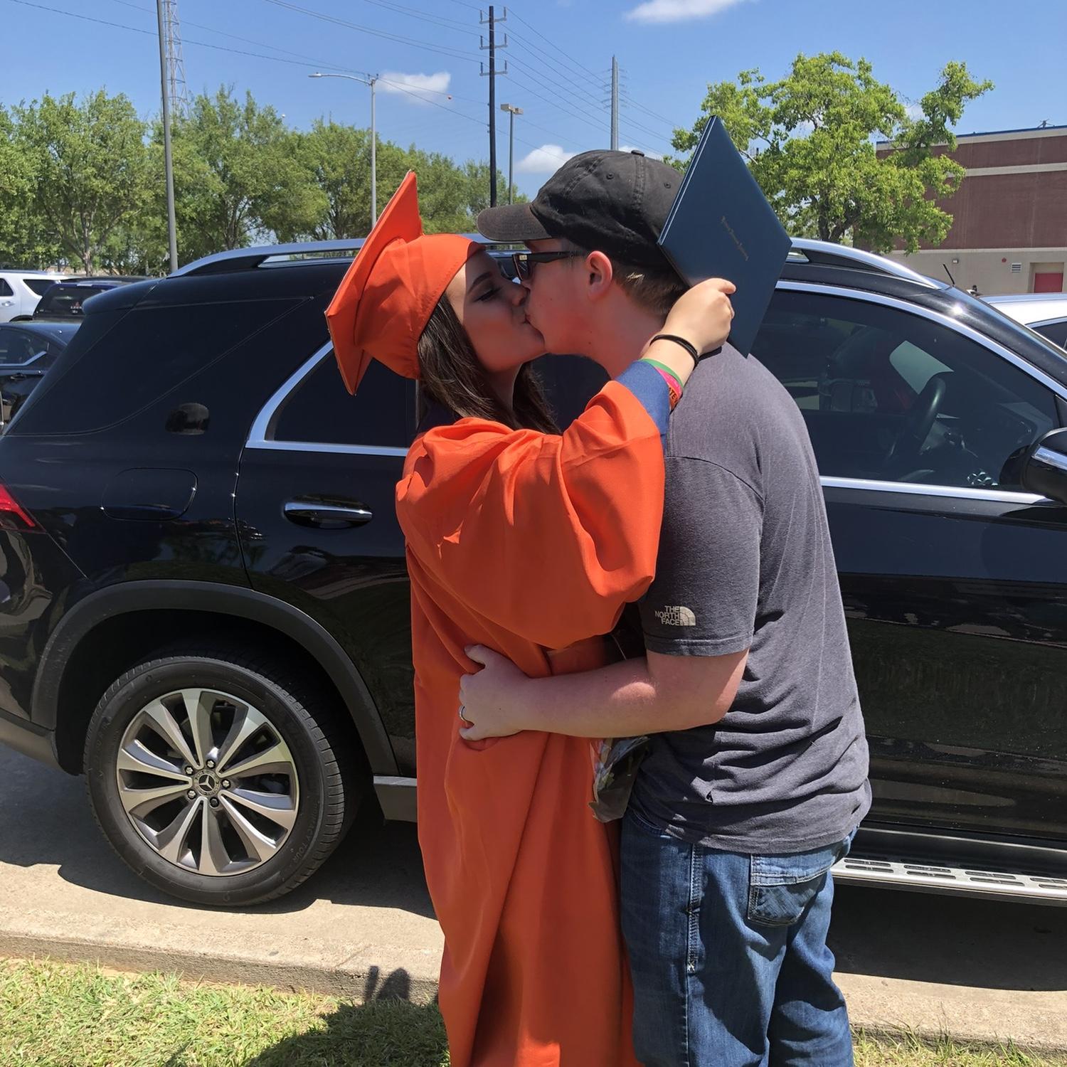 My graduation! Couldn’t have made it without him ❤️
