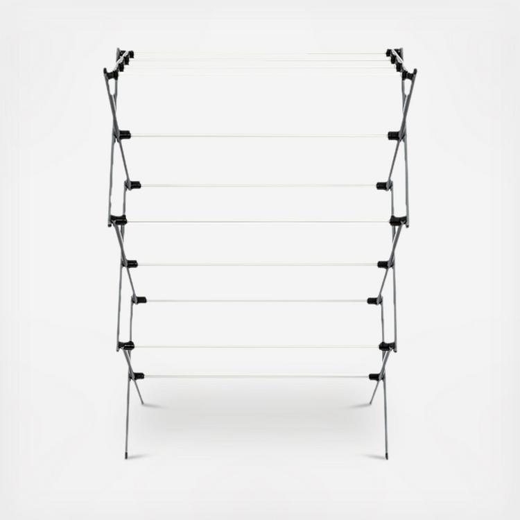 Simple Houseware Garment Rack with Storage Shelves and Coat/Hat Hanging  Hooks