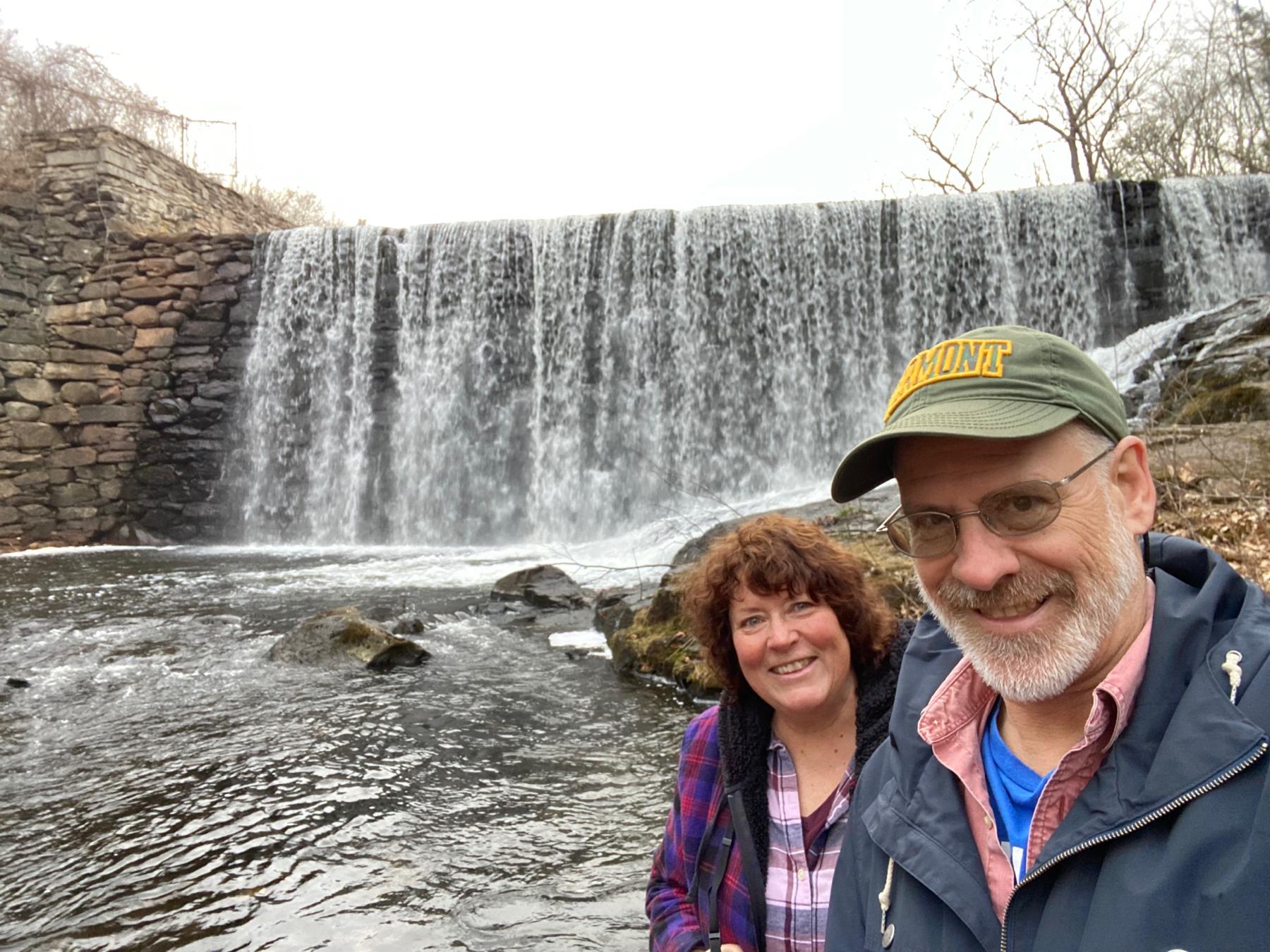 Discovering a sizable waterfall at Cat Hollow State Park in Dayville, CT. Who knew?!?!