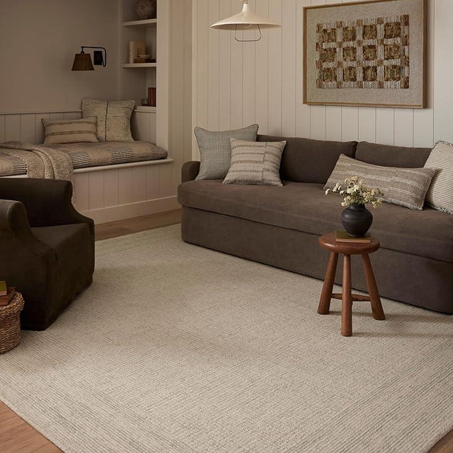 Loloi Amber Lewis Windsor Collection WIN-01 Ivory/Spa 9'-3" x 13', .50" Pile Height, Area Rug