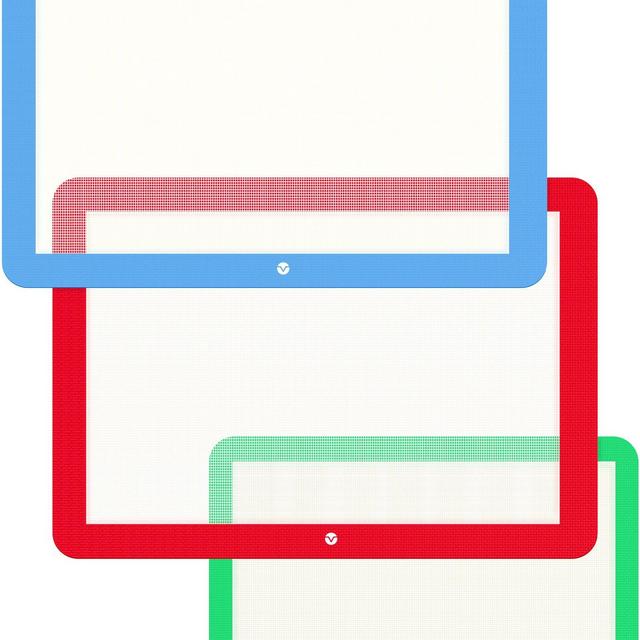 Vremi 3 Piece Silicone Baking Mat Set