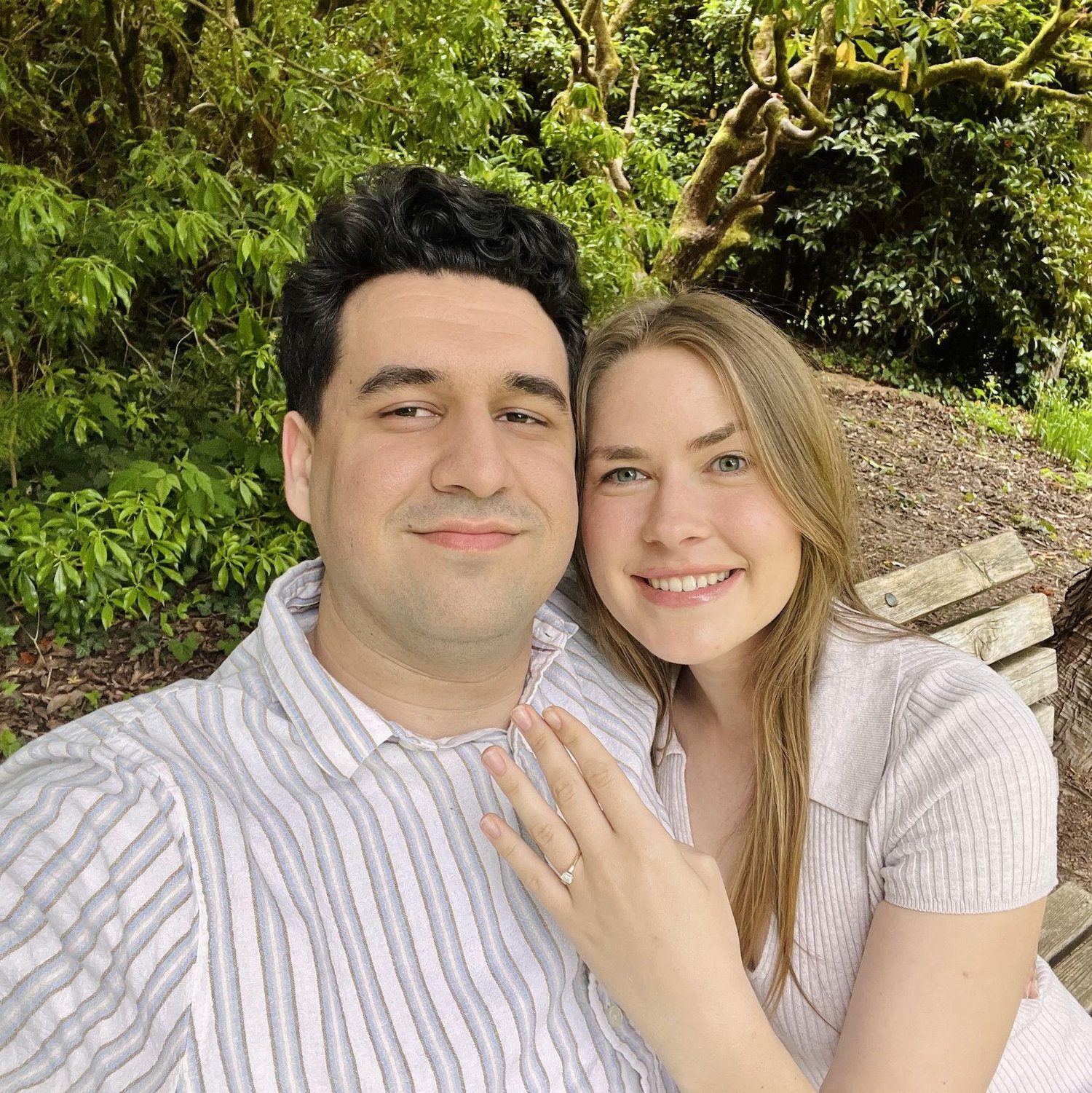 2025- Our Engagement at the International Test Rose Garden in Portland!