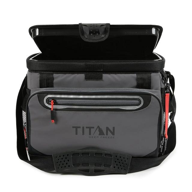 Arctic Zone Titan Deep Freeze Cooler - Zipperless Hardbody Cooler with Deep Freeze Insulation, HardBody Liner, and SmartShelf