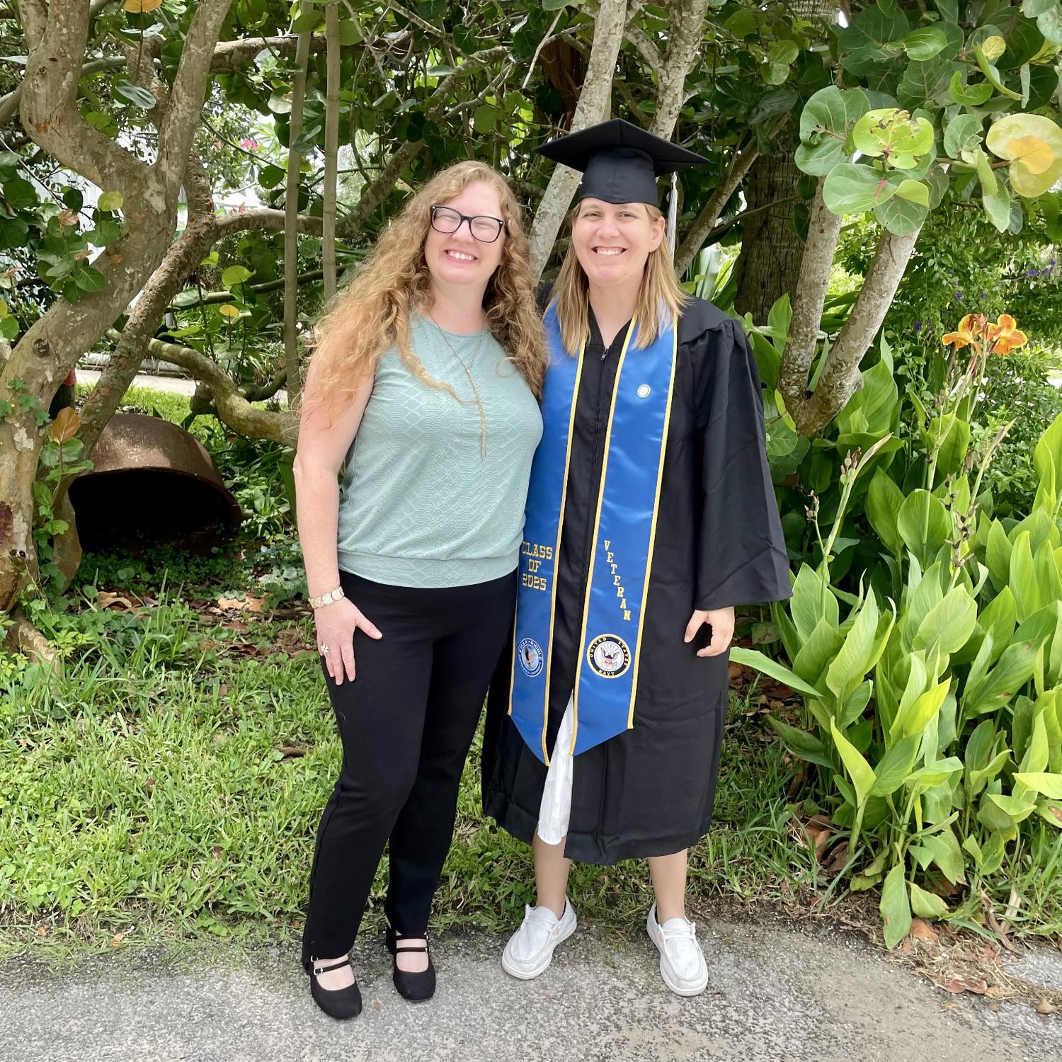 Jessica graduated with her Bachelor's from Embry-Riddle. This was the day before she proposed.