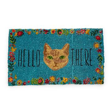 Fur and Flowers Cat Doormat