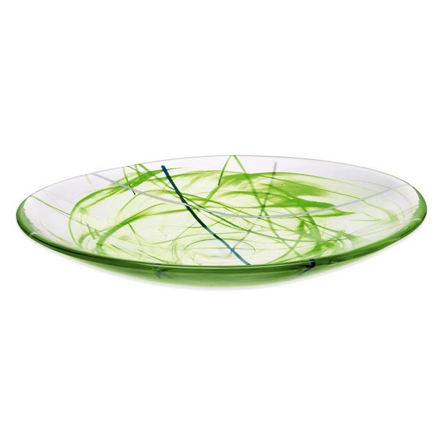 Kosta Boda Contrast Platter in Lime
