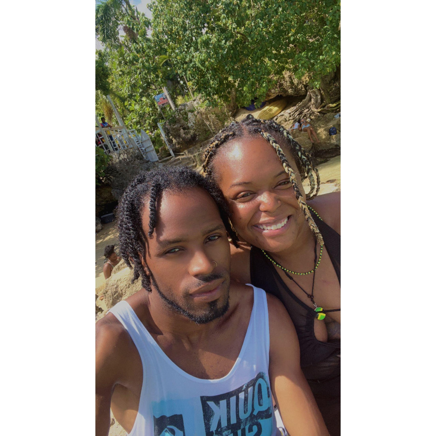 Ours first beach day!