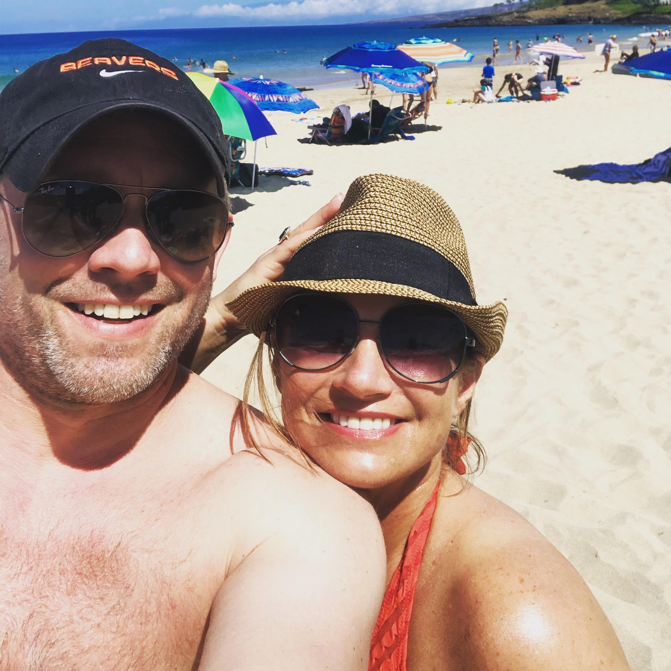 Having fun in the sun in Kona!