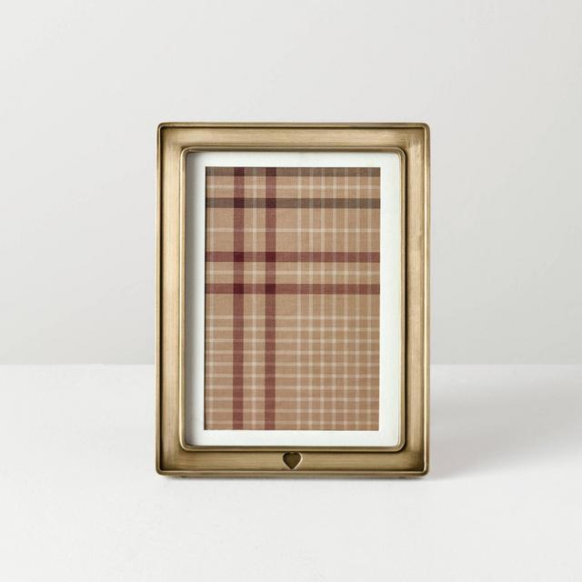 4"x6" Brass Finish Heart Frame - Hearth & Hand™ with Magnolia