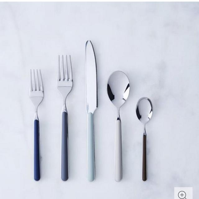 Italian Flatware, Fantasia Color Flatware Set - earth mixed set