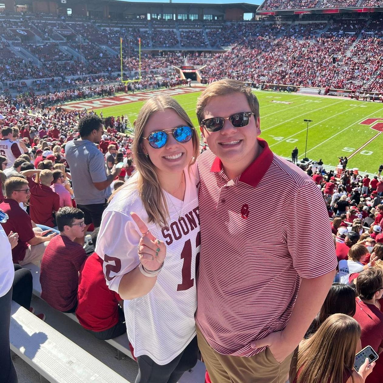 10.30.21 // love cheering on our Sooners together