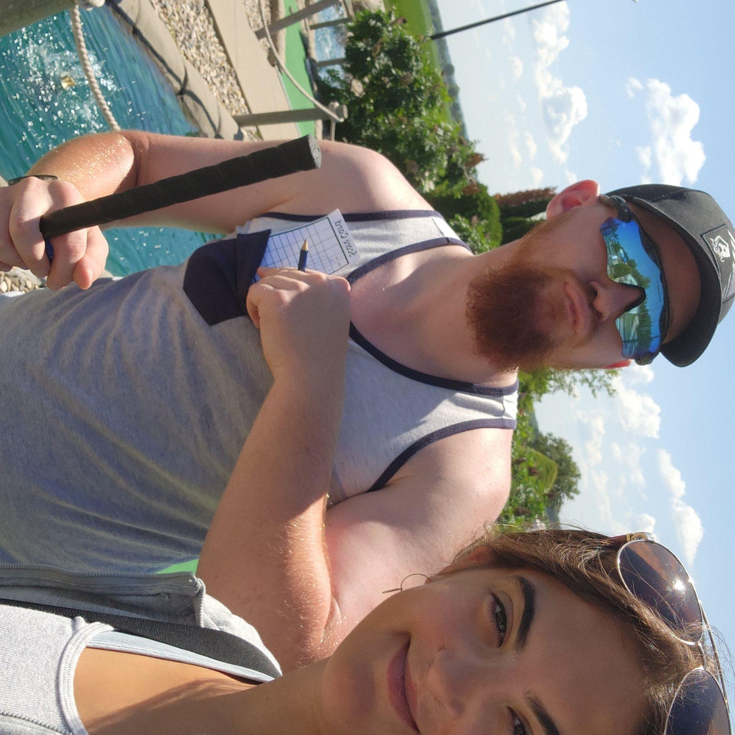 Date in Yankton mini golfing together