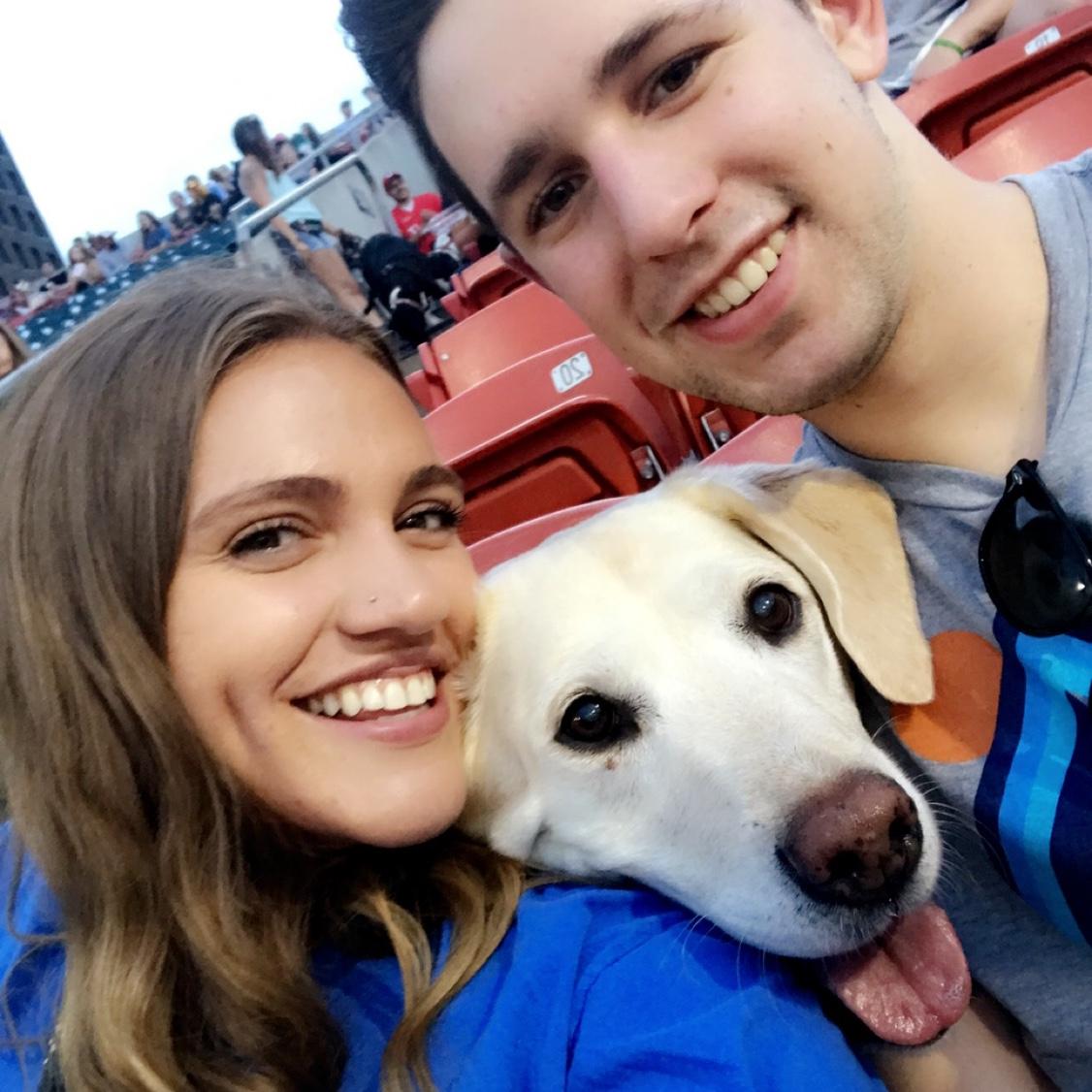 Dog day at the Bison's game