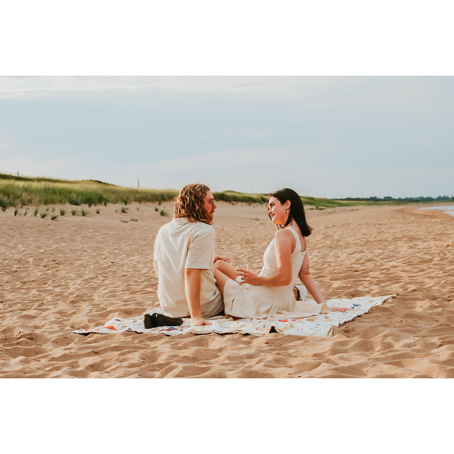 Celebrated our engagement at Panmure Island with a photoshoot and a glass of bubbly!