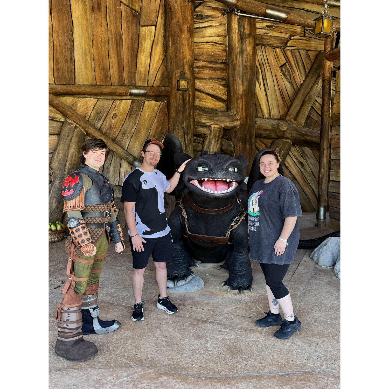 Meeting Toothless was wicked cool!