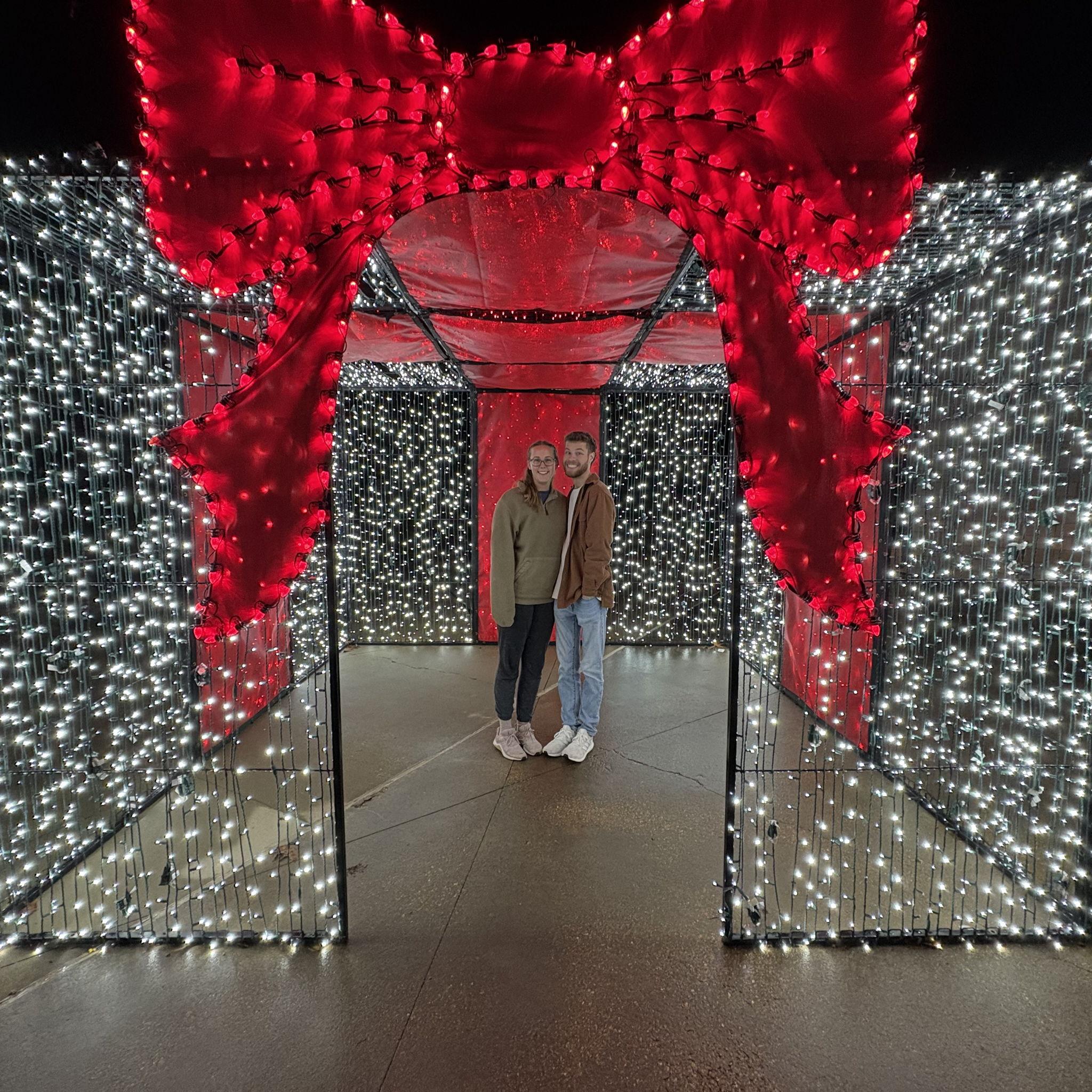 Aimee loves Christmas lights