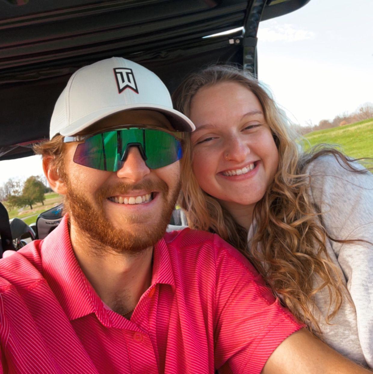 One of the couples favorite activities - Golfing! This was taken at the University Club of Kentucky Course that both Kaleb and Madelyn have worked on!
