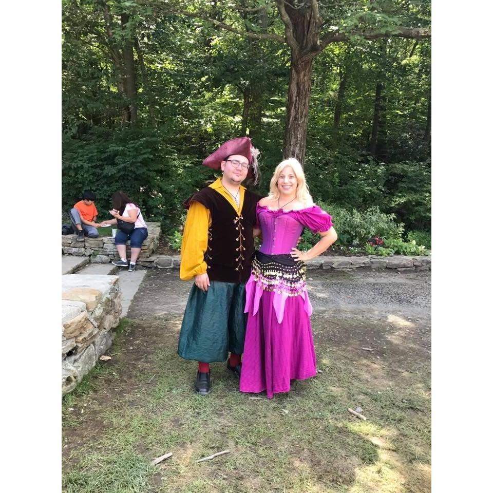 All dressed up for the NY Renaissance Faire.