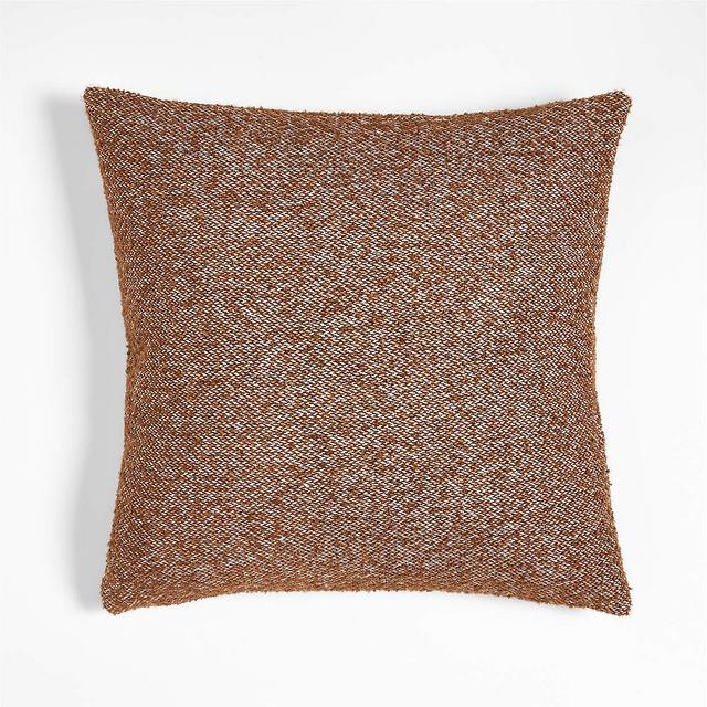 Locke 20" Tupelo Honey Tweed Alapaca Wool Pillow Cover