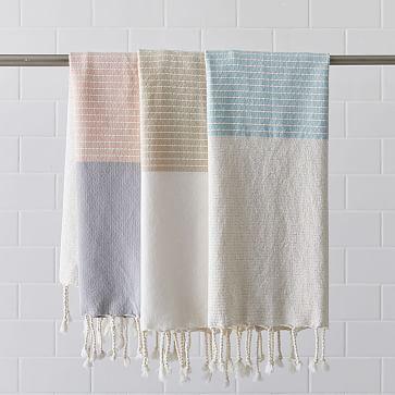 Color Block Hammam Hand Towel