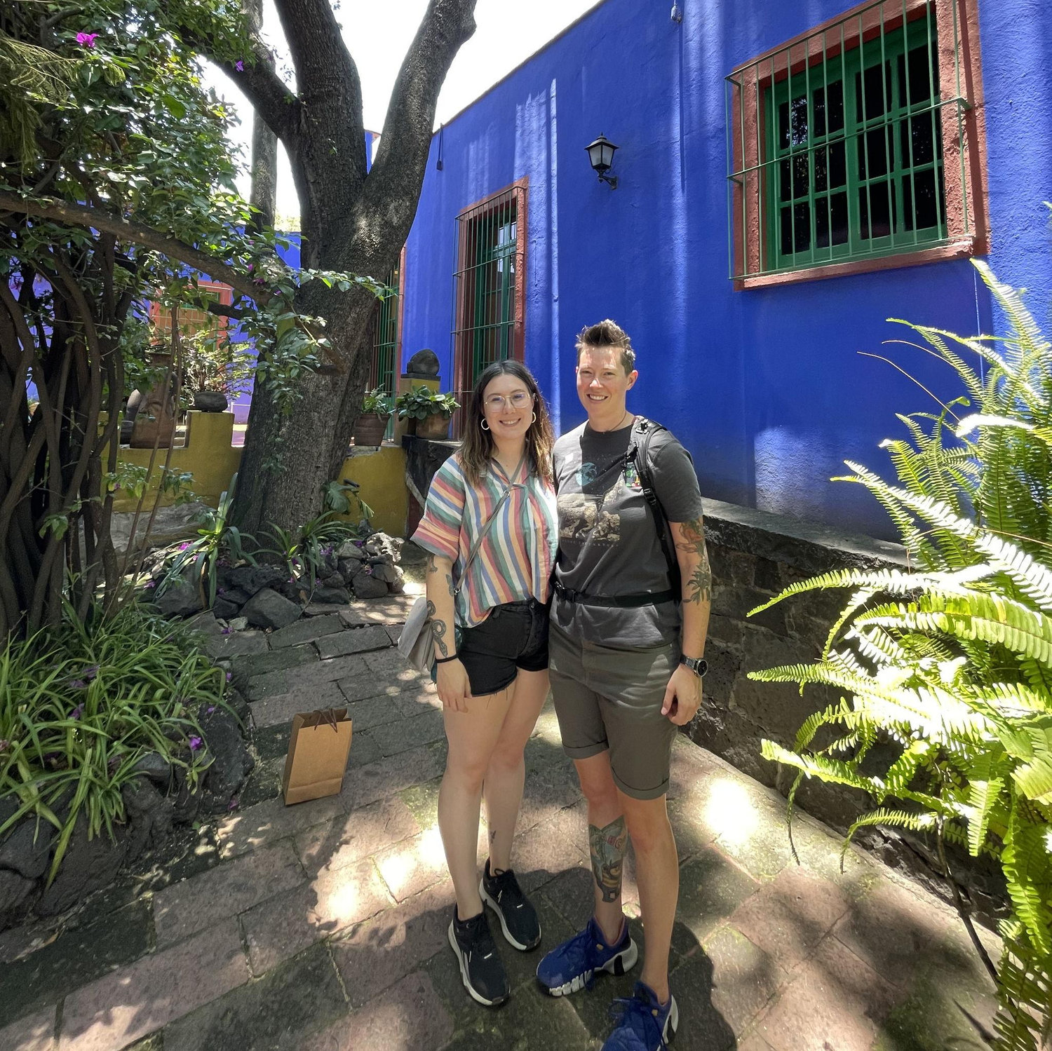 Frida Kahlo's House in Mexico City! One of our favorite vacations.