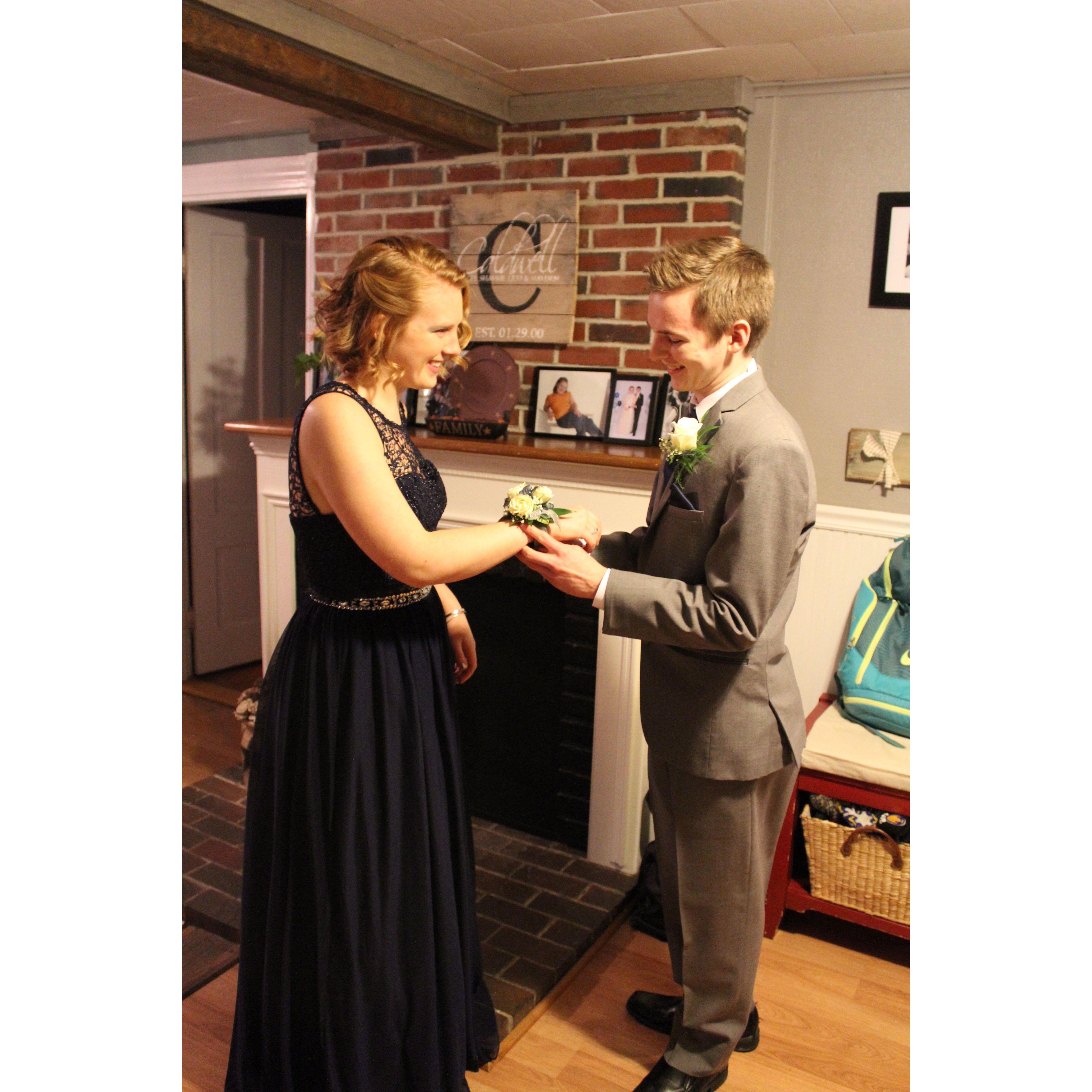 Brayden's senior Snoball