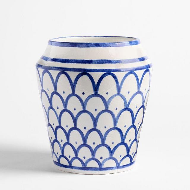 Mark D. Sikes Clementine Scalloped Cachepot, Large